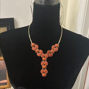 Elegant Gold and Copper Necklace NEW!